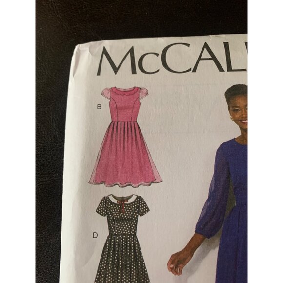 McCall's Misses Dress Sewing Pattern Sz 14 - 22 M7083 - Uncut - Picture 3 of 9